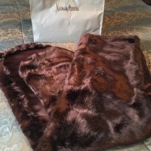 ‘Silk and Sable’ Faux Fur Shall